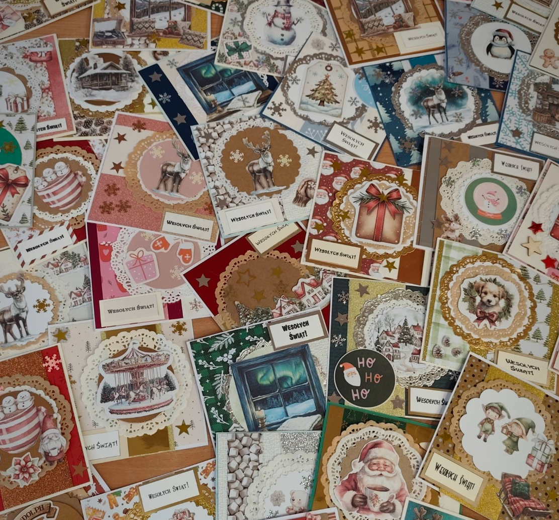 Kartki stworzone przez uczniów Jagiellończyka na