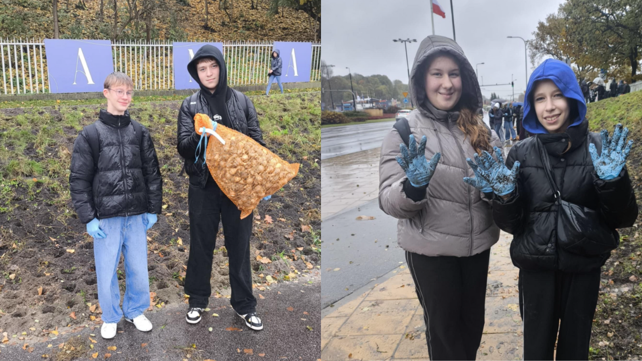 Uczniowie i Uczennice biorący udział w inicjatywie