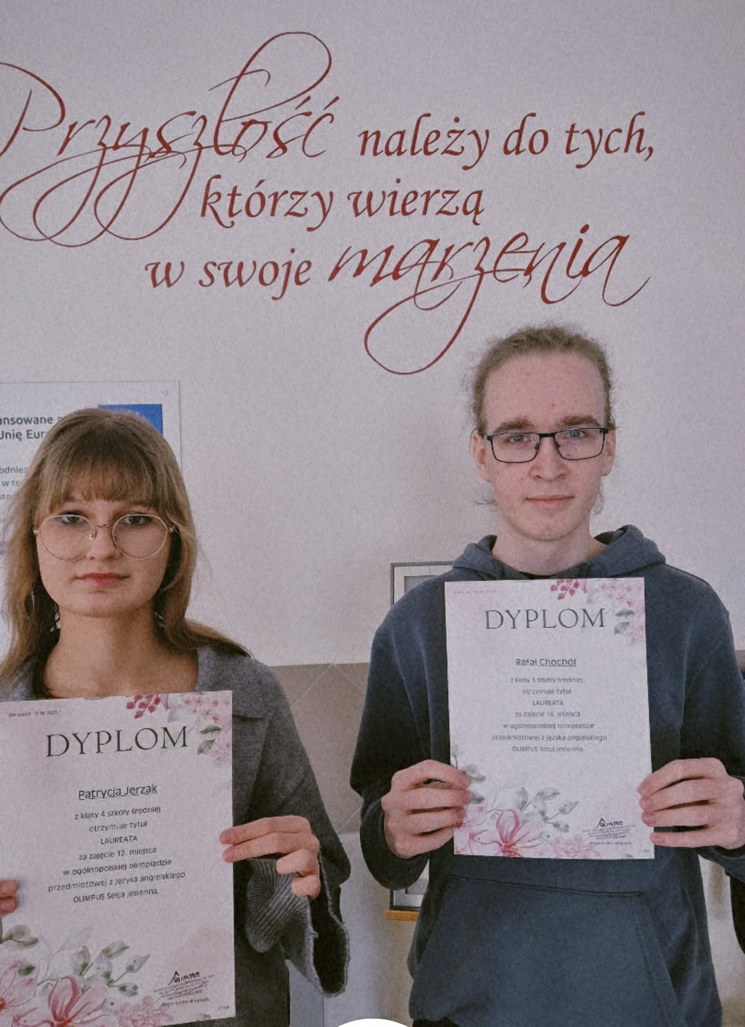 Laureaci Konkursu - Patrycja Jerzak i Rafał Chochół