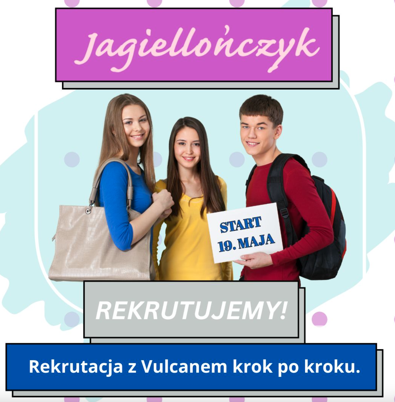 Plakat promujący rekrutację