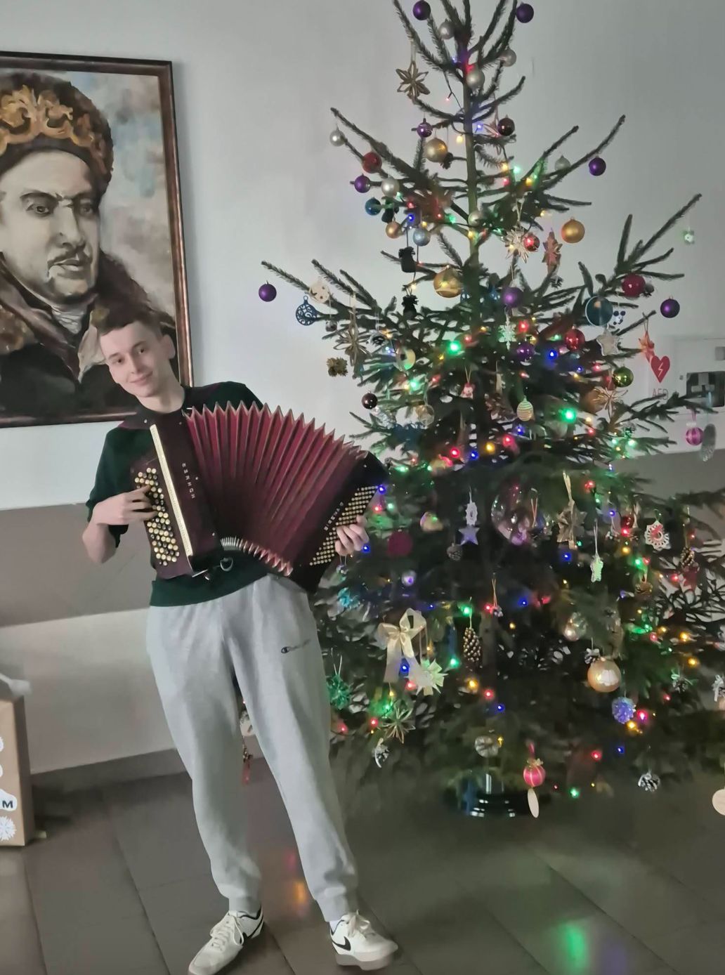 Przemysław Gała - uczeń klasy 3 TE/TL