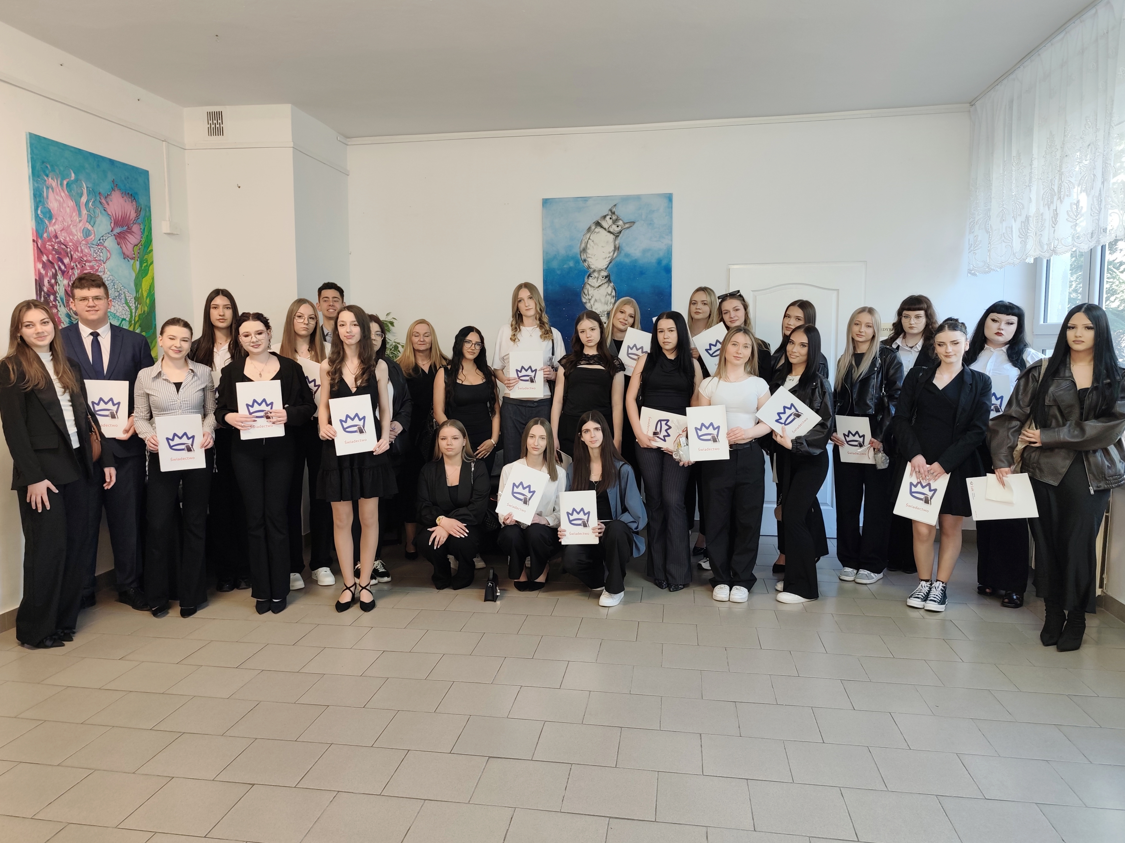 Klasa IV BC LO z Wychowawcą - Panią Magdaleną Dyndur