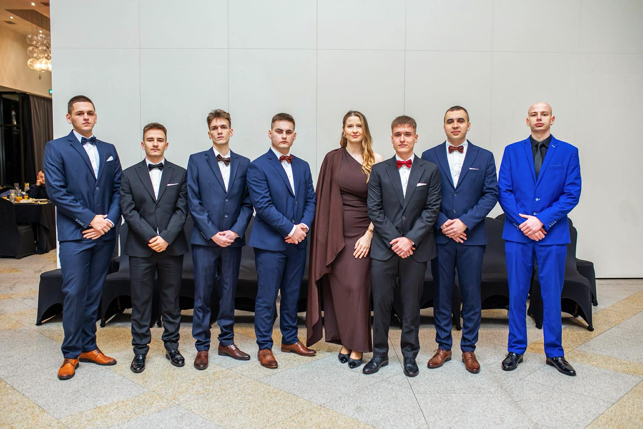 Klasa 5 TI z wychowawcą - Panią Nelą Kowal