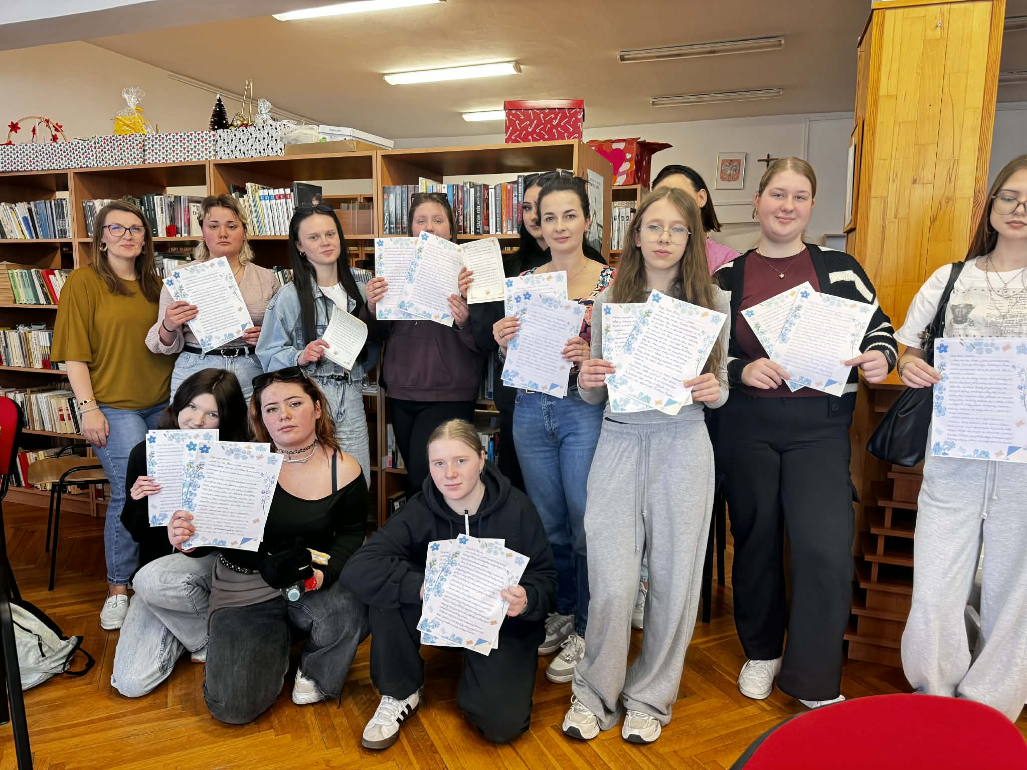 Uczennice biorące udział w wydarzeniu